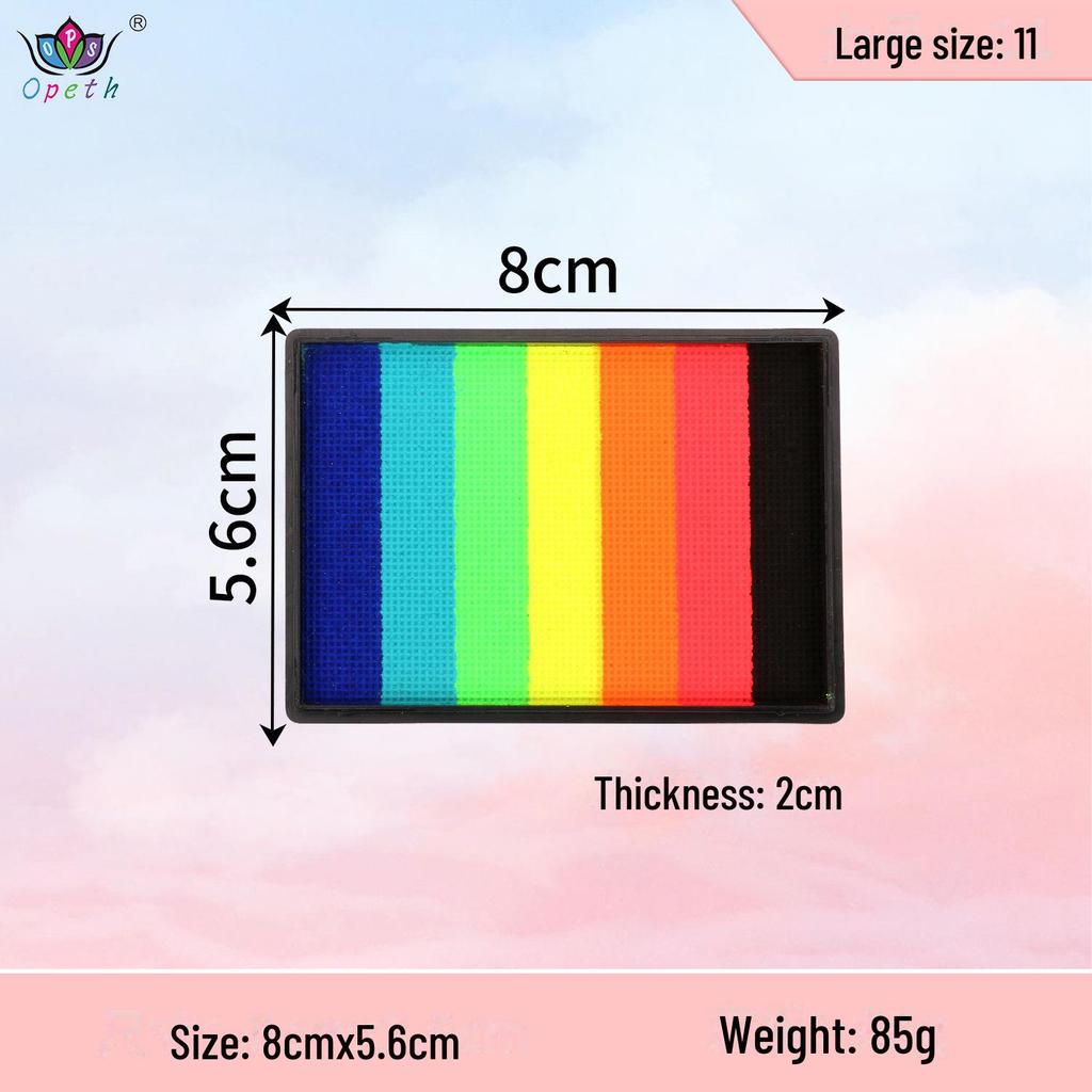 Водорастворимая радужная краска для лица для детей