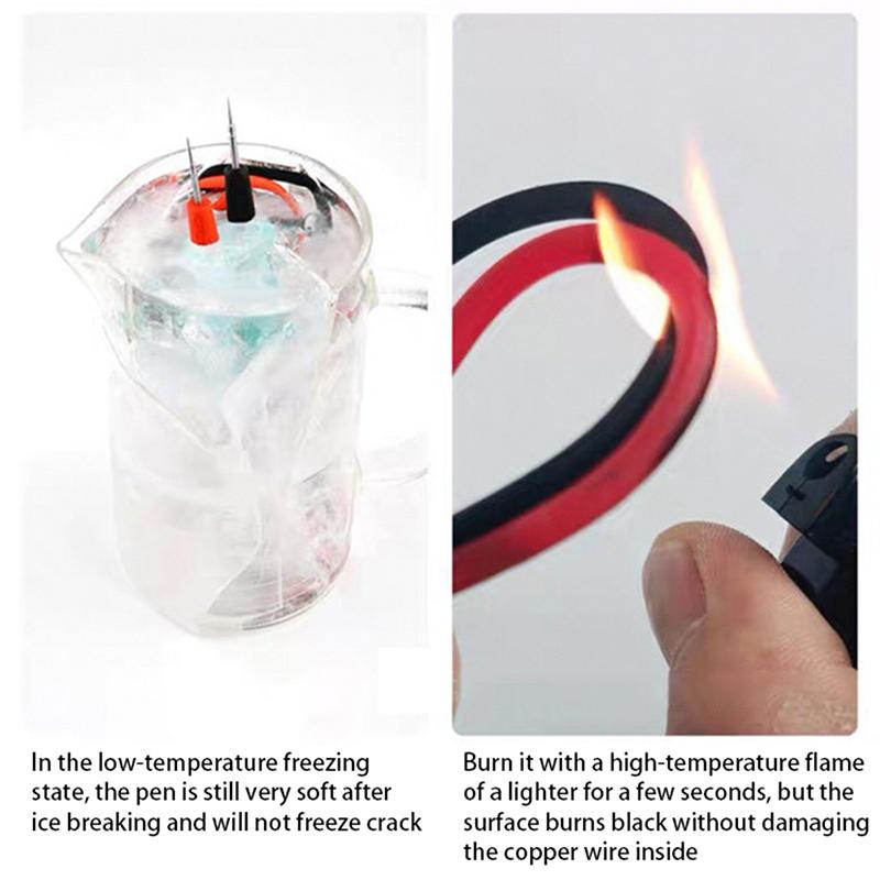 Силиконовый испытательный провод, высокоточный измерительный мультиметр, зонд, штифт, ручка