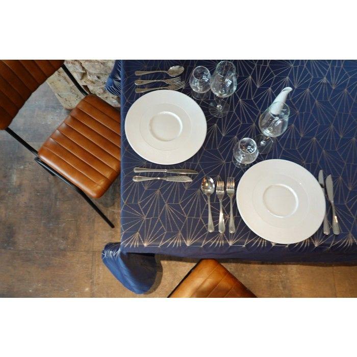 Nappe 145x240cm Facette rouge