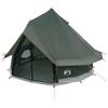 Tipi Tent with Roof Olive Green 250 x 250 cm Polyester and Steel