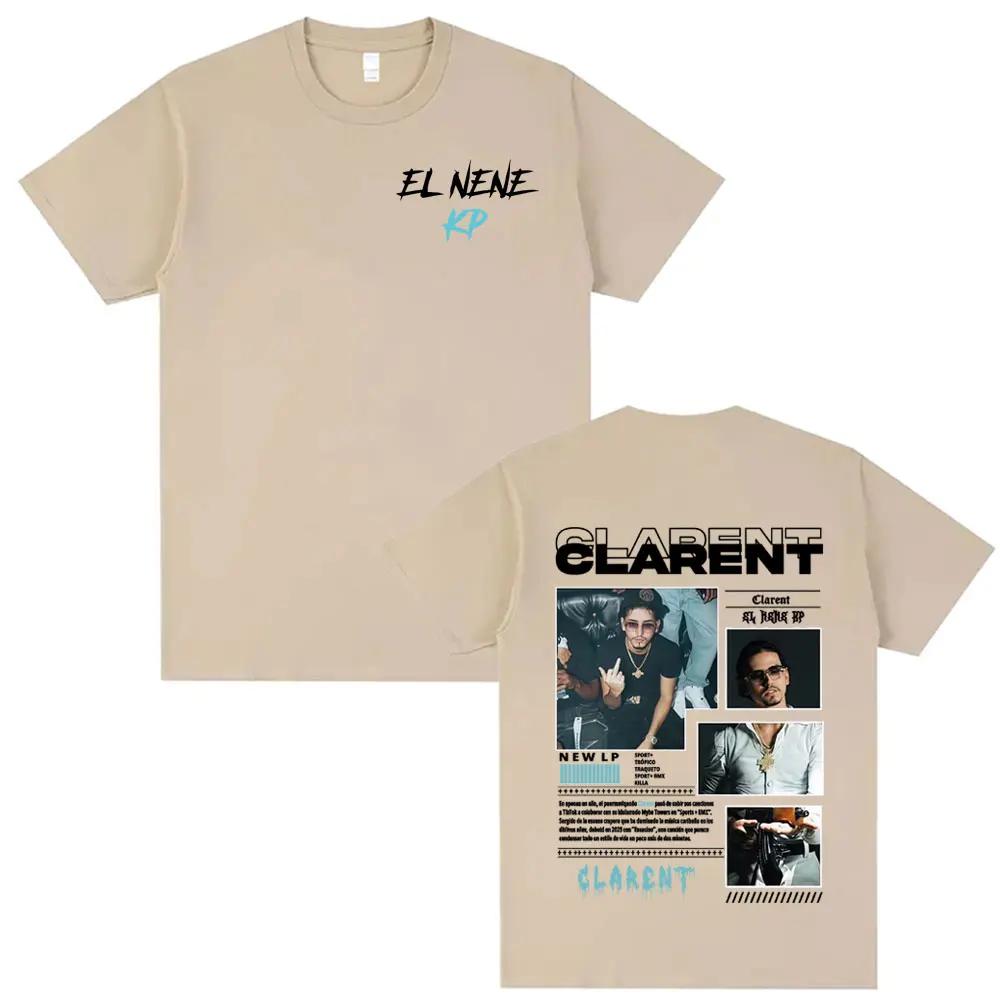 Rapper CLARENT Album 2026 Tour Graphics T Shirt Unisexs Clothing Hip Hop Retro Trending Tshirts Unisex Short Sleeve Loose Tshirt
