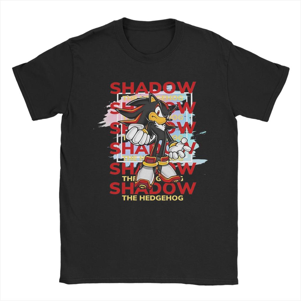 Shadow The Hedgehog T Shirt Men Cotton Vintage TShirts O Neck Tees Short Sleeve Tops Gift Idea