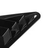 2Pcs Rear Side Window Louver Cover Left Right Impact Proof Sporty Look Rear Window Air Vent Scoop Sh