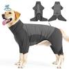 Зимний комбинезон для питомца с высоким воротником, ветрозащитный, утепленный хлопковый, худи на четырех лапах для собаки, водонепроницаемое теплое хлопковое пальто для щенка, для холодной погоды