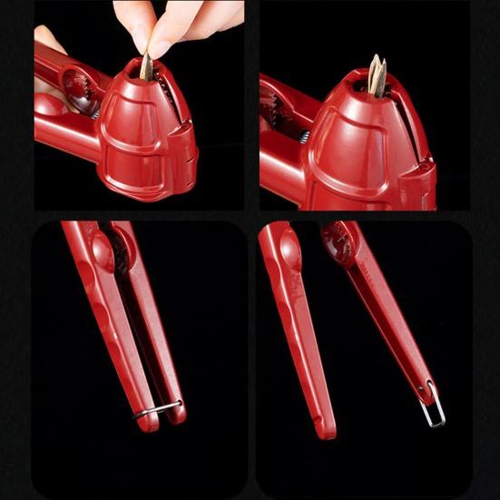 Полезный с нескользящей ручкой безопасный инструмент для орехоколов с фиксатором для орехоколов для дома