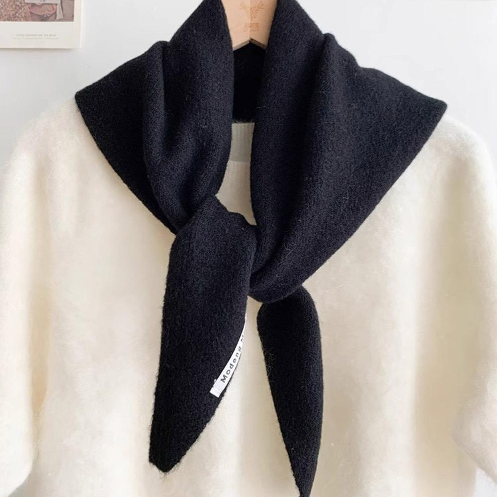 Fashion Wool Knitted Knitted Scarf Multi-functional Warm Women Headscarf Women Shawl Winter