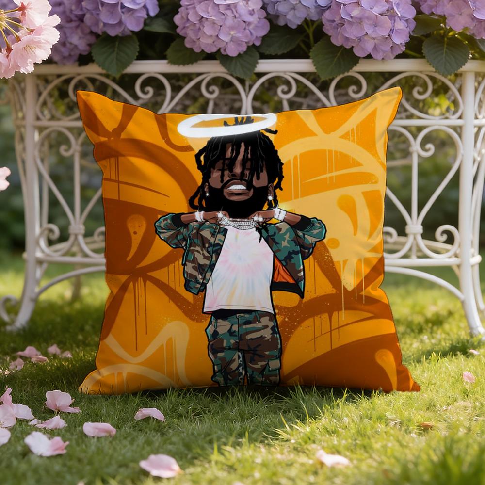 Подушка-чехол для рэпера C-Chief K-Keef, двойного назначения для дома и автомобиля: Двусторонняя конструкция для максимального комфорта