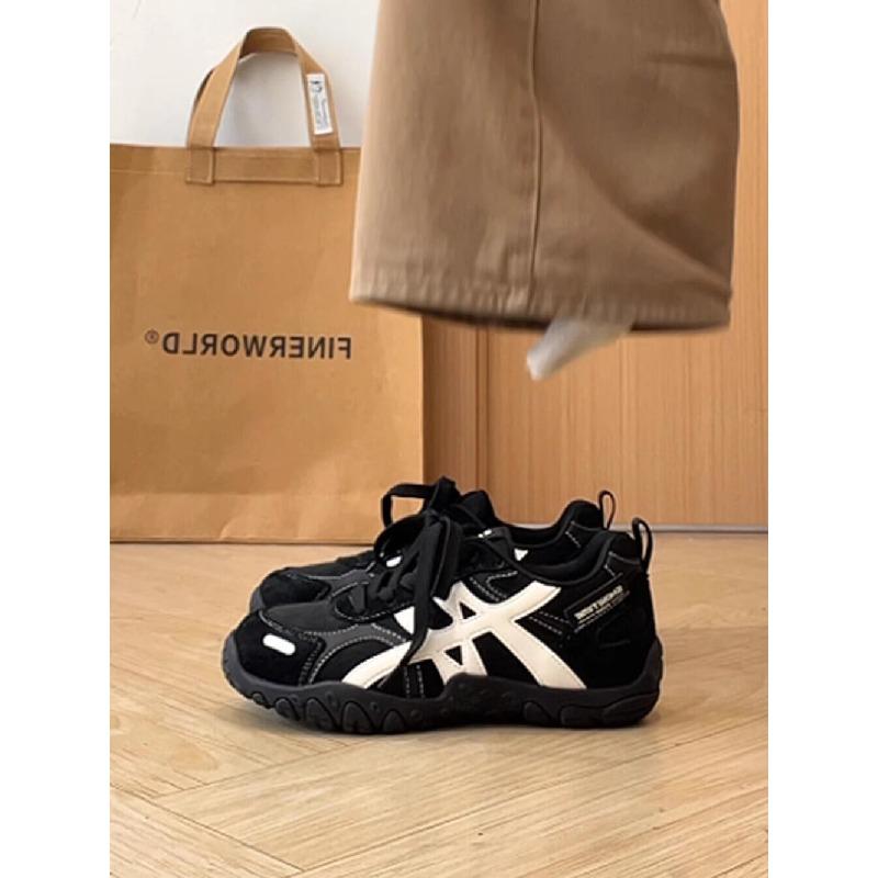 Женские кроссовки на толстой подошве, новые осенние, универсальные, в стиле ретро, повседневные, на мягкой подошве, папины кроссовки