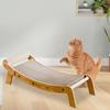 Cat Scratcher Lounge Bed Modern Sisal Scratching Board for Play Rest Kitten