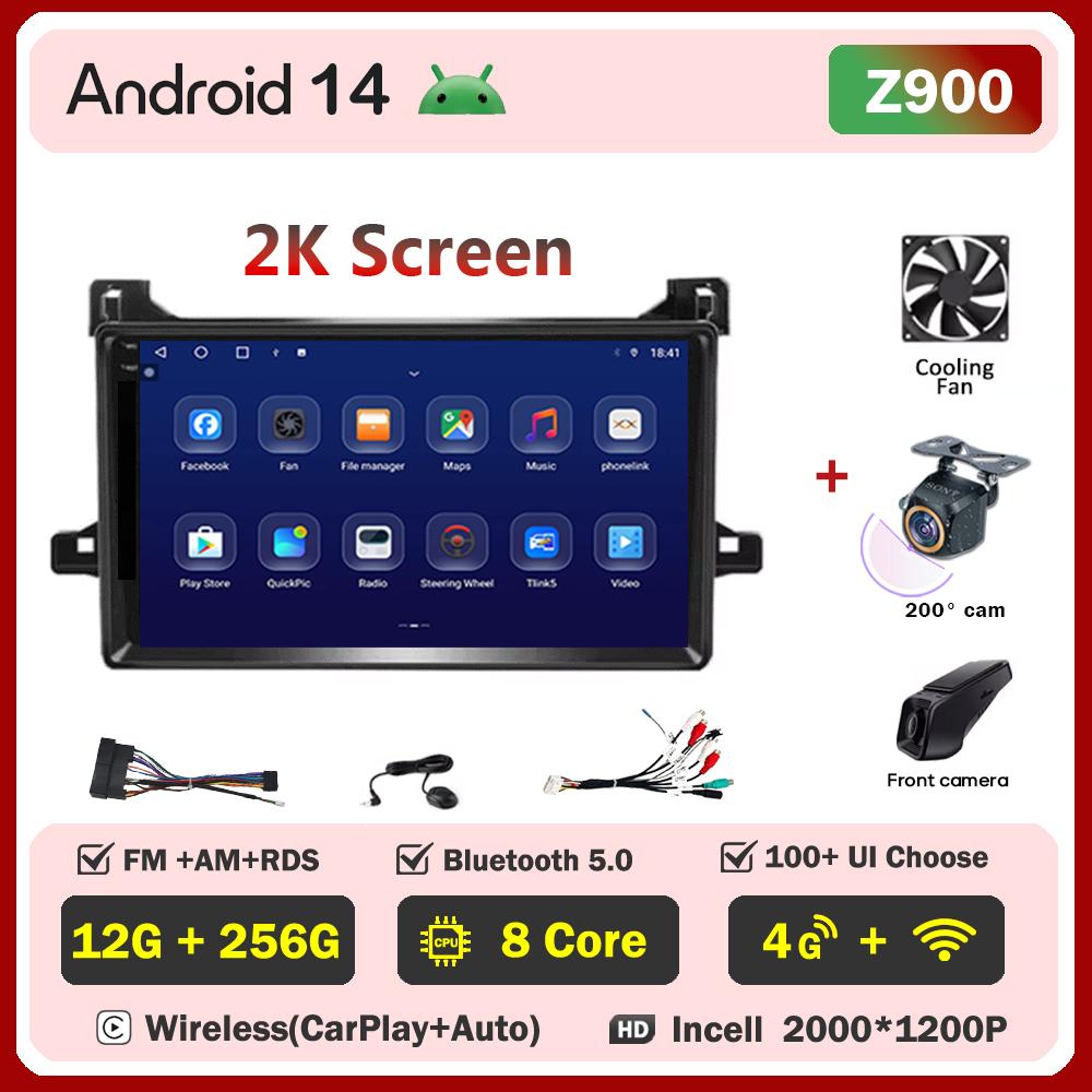 Автомобильный мультимедийный проигрыватель для Toyota Prius XW50 2015 2016 2017-2020 Android 14 интеллектуальные автомобильные системы Mirror Link GPS навигация