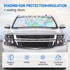 Car Windshield Sun Shade UV Reflective Sun Visor Protection Cover For Ford Mustang S197 S550 S650 2005-2026