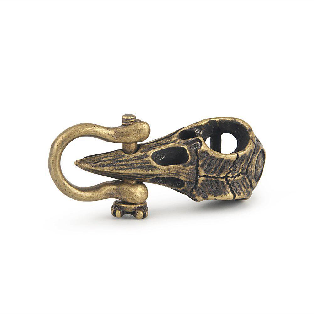 Браслет «сделай сам», аксессуары из паракорда, пряжка, веревка, ремешки из бисера, латунь, ворона, череп, волк для плетения, аксессуары