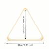 2pcs Strong Build Snooker Triangle Rack White Color Billiard Ball Frame  For Snooker Game