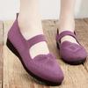 Spring and Summer Women's Cloth Shoes Non-slip Single Shoes Flat Shoes Casual Slip-on Shoes