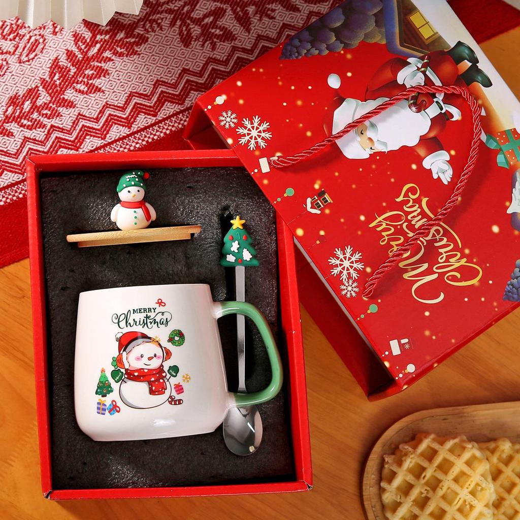 Керамическая кружка Деда Мороза - Милая, Креативная, Рождественская кружка с постоянной температурой