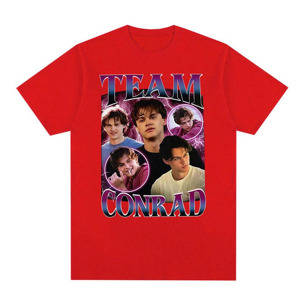 Team Conrad Cousins Beach Vintage Graphic T Shirt Unisexs Clothing Fashion Gothic Tshirt Unisex Cotton Casual Short Sleeve Tshirts
