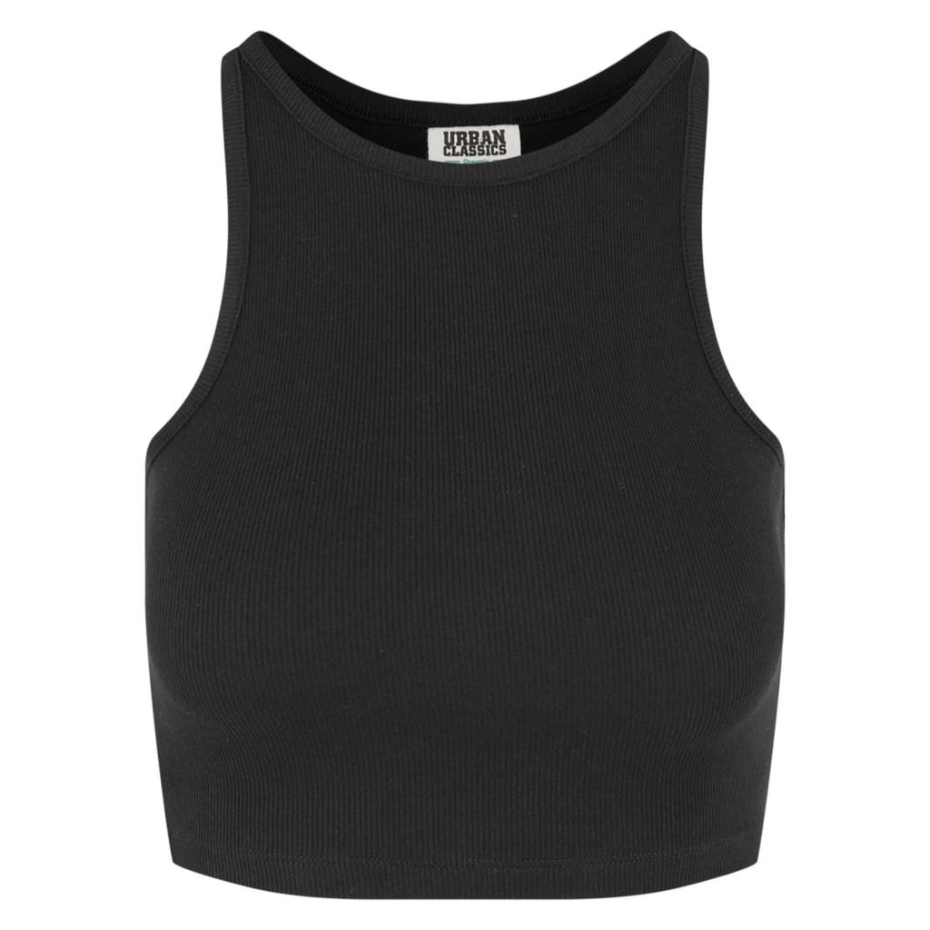 Urban Classics Womens/Ladies Ribbed Organic Cotton Cropped Top