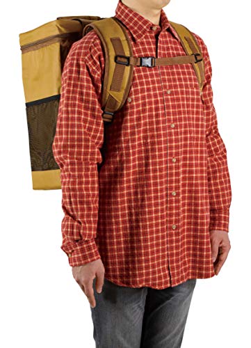 Капитан Олень (КАПИТАН ОЛЕНЬ) Сумка-холодильник, квадратный стиль рюкзака, коричневая утка, UE-621, Размер: 34см Ш x 23см Г x 45см В