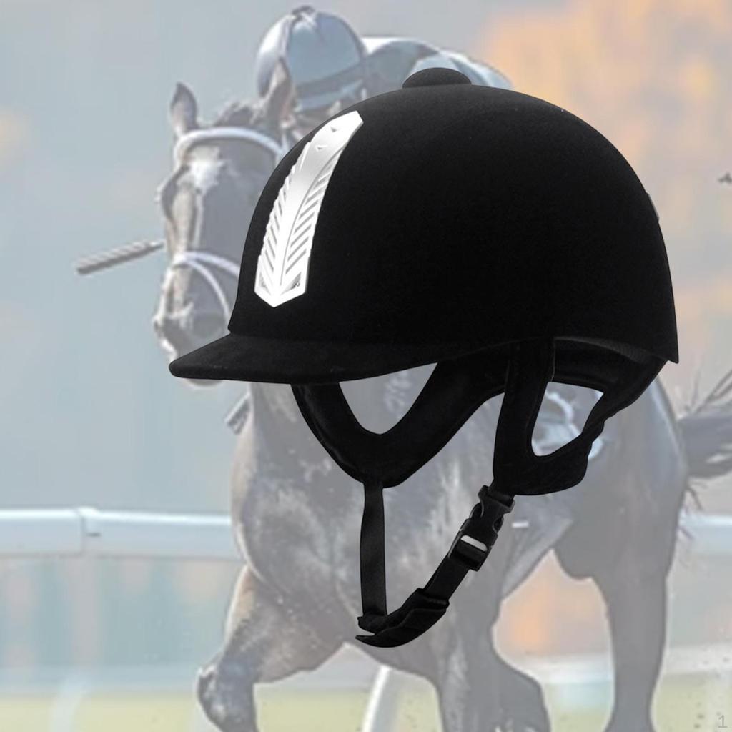 Конный шлем Шапка для верховой езды Задняя боковая вентиляция Скейтборд Велоспорт Мужчины Женщины Обучение