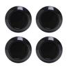 4 шт. Колпаки на центр колеса Отличная герметизация Изысканный АБС Защелкивающиеся Колпаки на центр ступицы колеса 76 мм Внешний диаметр Черный