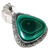Малахит Ручная работа 925 Стерлинговое серебро Ювелирная подвеска 2,56" L9R95