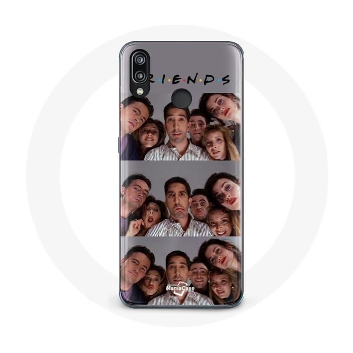 Case - Huawei - P20 Lite - Soft - Gray - Friends Selfie