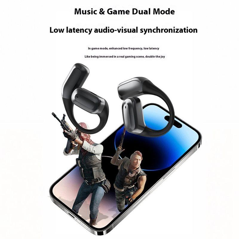 ABNR Real Time Intelligent Multifunction AI Translation Earbuds Headphones Touch Screen Earphone Wireless Bluetooth Black