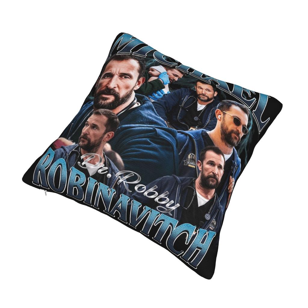 The Pitt Pillow Covers Merch Printed Cushion Cover Decorations Dr. Jack Dr. Robby Pillow Case Cover Home Multiple Sizes
