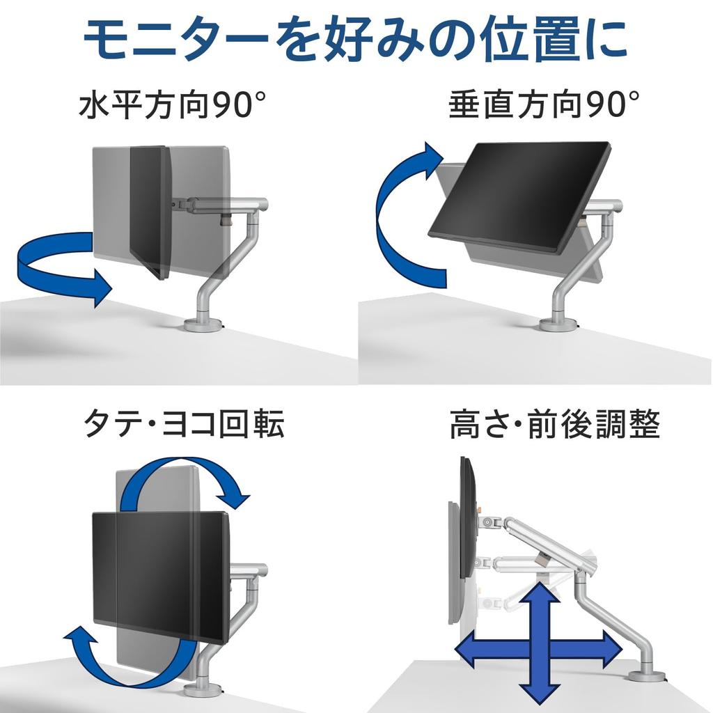 Green House Mechanical Spring Monitor Arm Compatible with Inches Load Capacity Type That Can Move Forward and Backward Separate Type 17-32 3-9kg