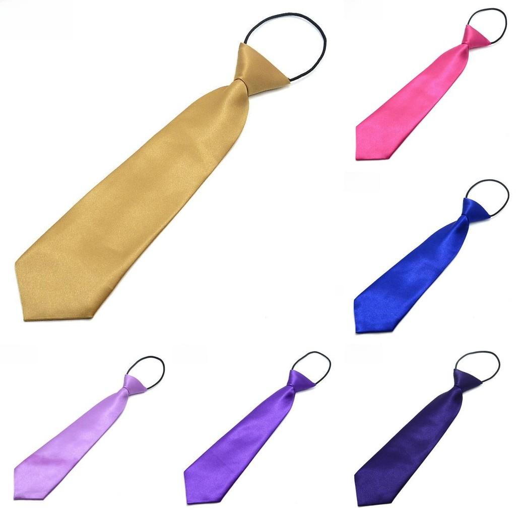 Детский галстук унисекс, повседневный, из полиэстерового шелка, для подарка и выступлений