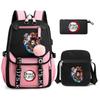 Ghost Extermination Surrounding Animation Backpack Campus Trend Primary And Secondary School Students Schoolbag Pencil Bag Shoulder Bag