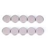 10 Empty Round 20Mm Tin Pans For Powder Eyeshadow Responsive To Magnets