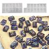 Rune Stones Wicca Crystals Mold with Engraved Elder Futhark Alphabet Viking Rune Hand Resin Casting Mold Kit Witchcraft