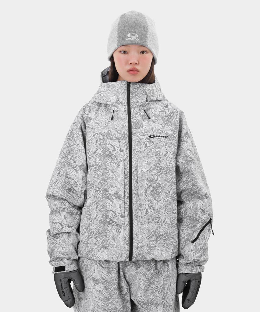 DIMITO Works Reflective Line Jacket Rockpile Snake