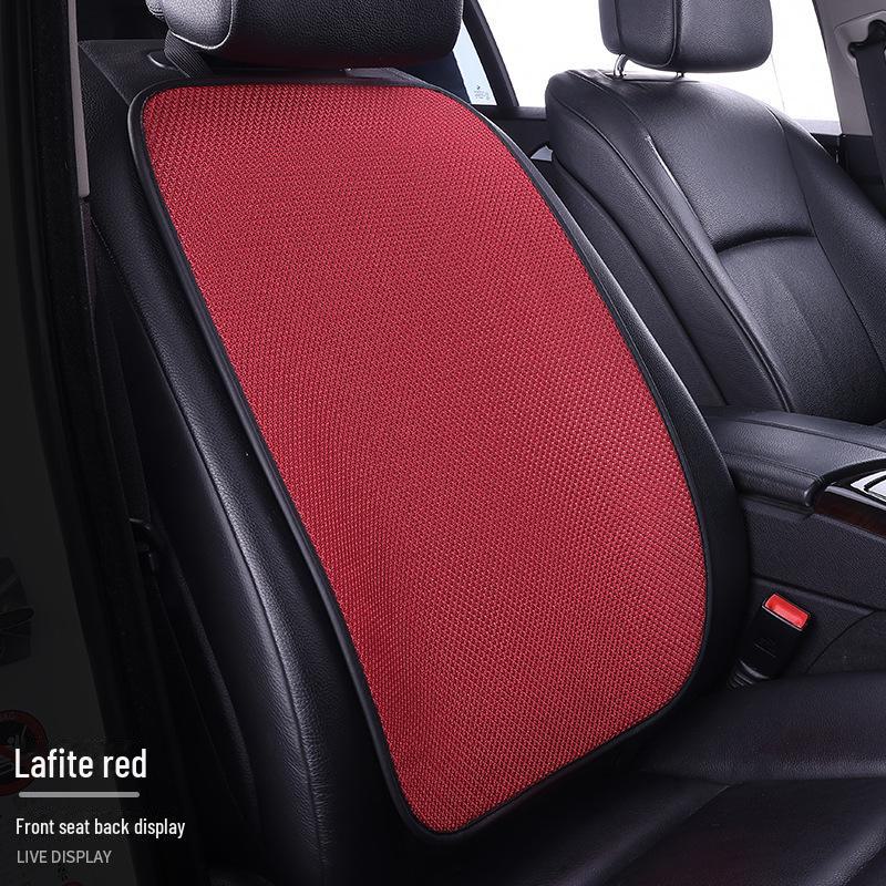 Комплект подушек для автомобильного сиденья из дышащего ледяного шелка для любого сезона, цельная конструкция с функциями вентиляции и комфорта.