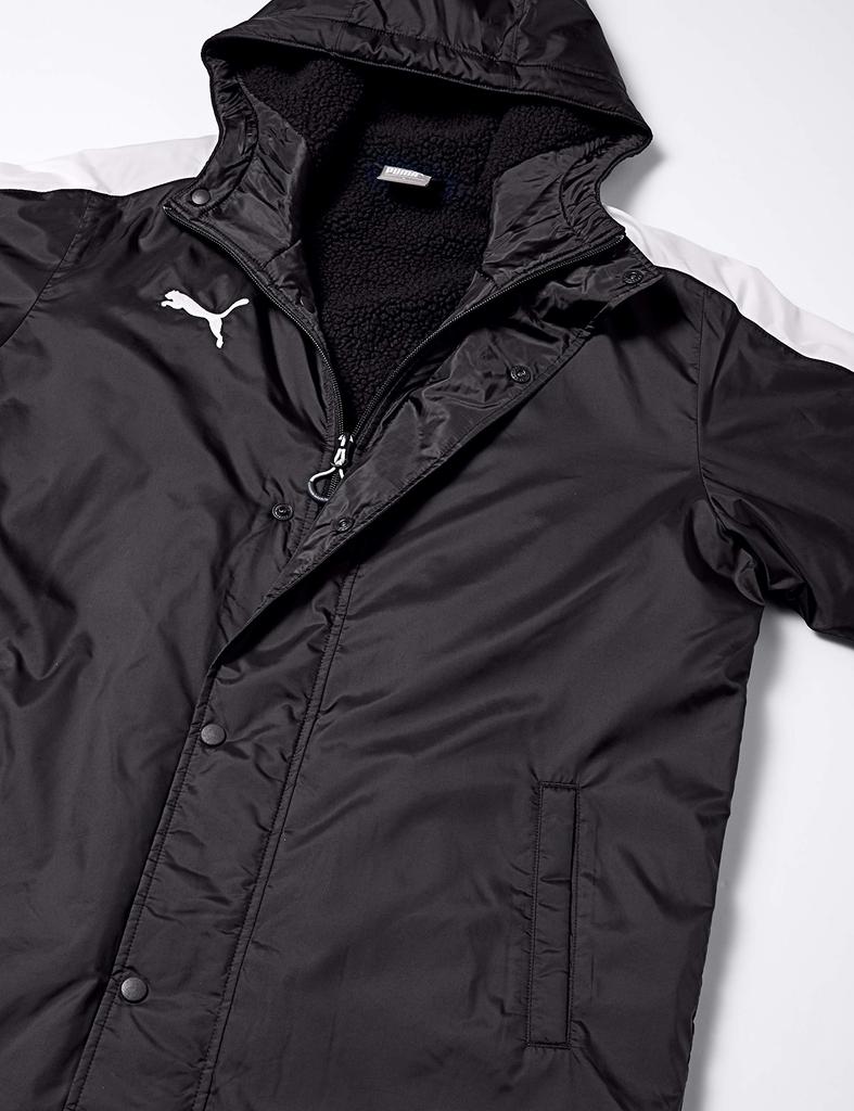 Puma TT ESS PRO Long Boa 2023 Puma White Размер M Пальто, Мужское, 654983, Расцветка Осень/Зима, Черный/Puma (01),