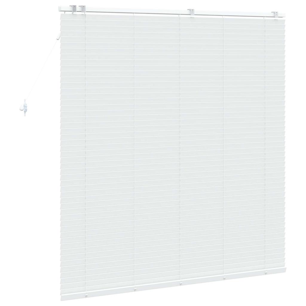 Venetian Blinds White 145 x 160 cm 35 mm Solid Paulownia Wood