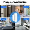 Tuya ZigBee Door Window Sensor Wireless Magnetic Alarm Detector Home Security Anti-Theft APP Control Works with Alexa Google