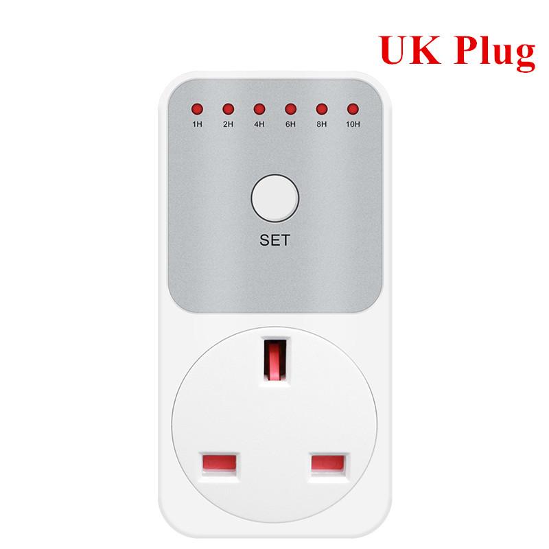 TM04 Электронный таймер LED 16A 1h-10h Таймер обратного отсчета Переключатель Розетка Вилка Таймер для кухонного электроприбора