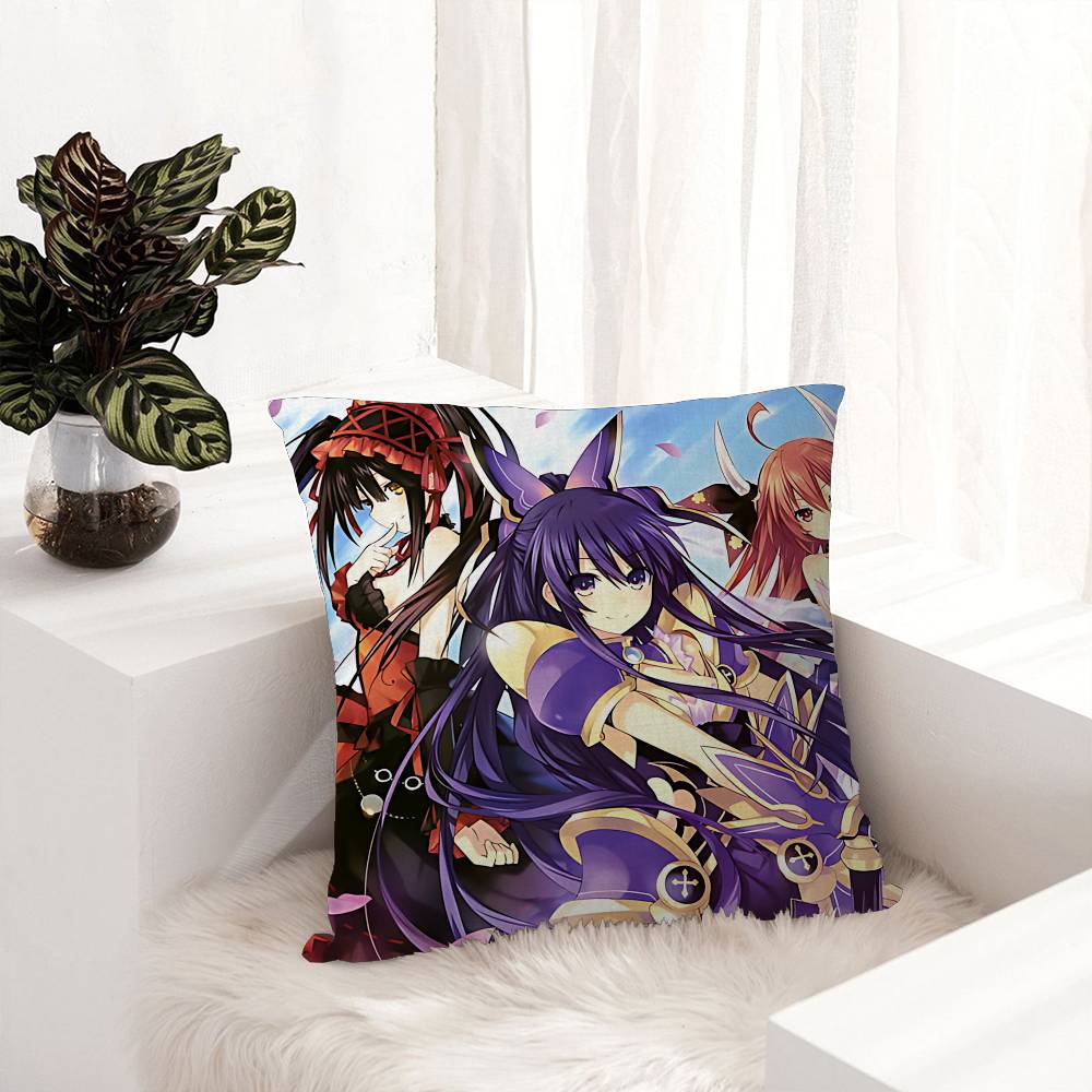 Чехол на подушку с рисунком Date A Live, дюймы, деревенский декор, декоративные чехлы для дивана