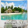 Tropical Beach Tapestry Nordic Style Starry Sky Tapestry Tapestry Bedroom Psychedelic Tapestry