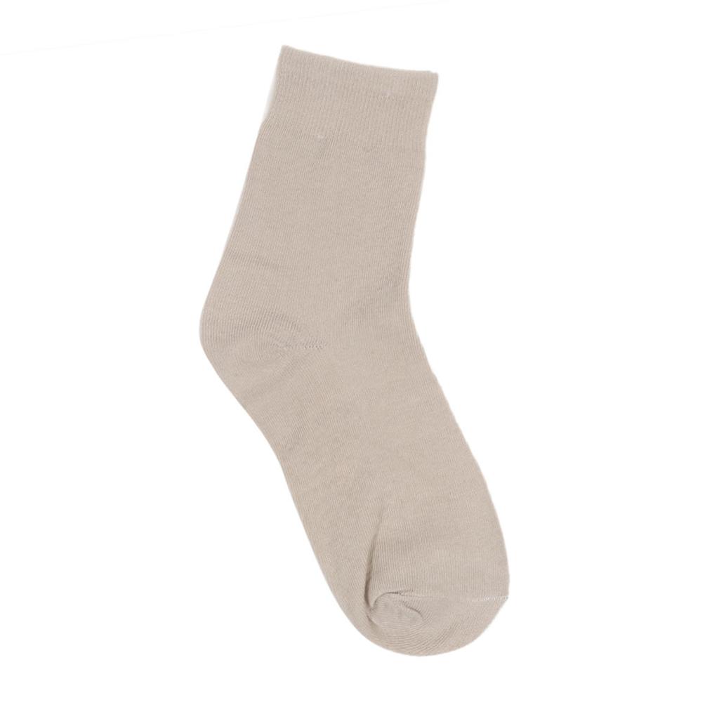 Women Mid Tube Socks Solid Casual Fashion Polyester Crew Socks Soft Elastic Breathable Sweat Absorbing Sports Socks Girls 4 Seasons Universal