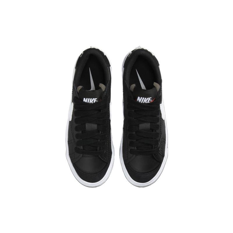 Nike Blazer Low 77 Jumbo Black White Women's Sneakers Skateboard Shoes DQ1470-002