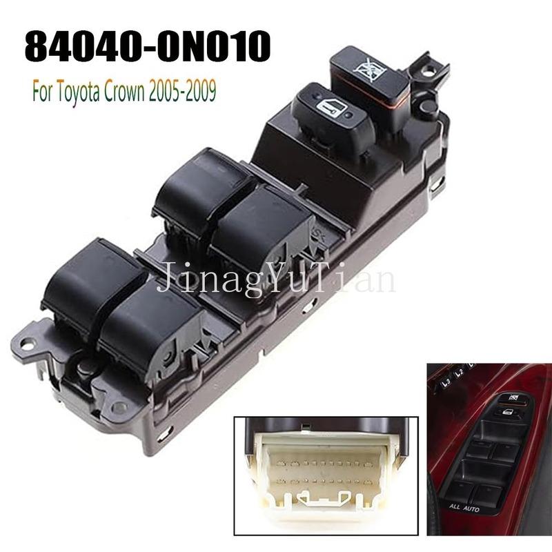 Power Master Window Control Switch for Toyota Crown 2005-2009 Front Left Electric Glass Lifter Regulator Button Car Accessories