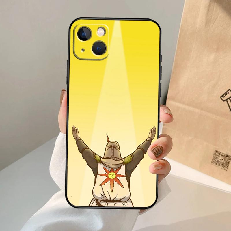 Praise the Sun Dark Souls Case For iPhone 16 15 14 13 Pro Max 12 Pro Max Mini 11 Pro Max XS X XR Plus Cover Shell