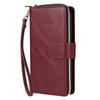 Ultra Slim Magnetic Flip Wallet Case IPhone 13 Pro Max With Lanyard Strap Handmade PU Leather Cover