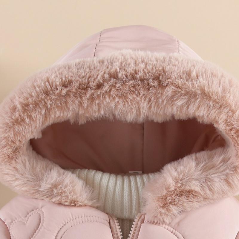 Зимняя одежда для младенцев, бархатные утолщенные модные хлопковые пальто для девочек от 1 до 4 лет, детская куртка-пуховик, верхняя одежда