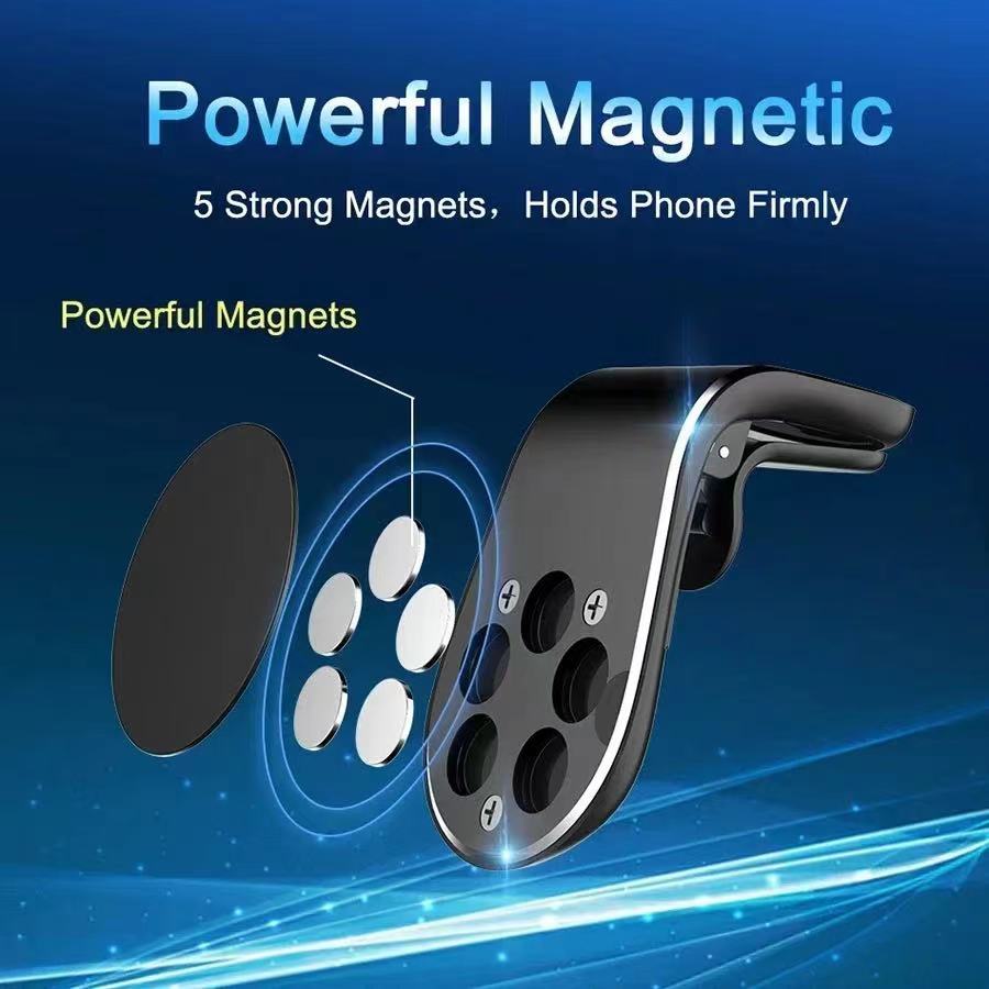 WKZA3 Metal Magnetic Car Phone Holder for Citroen C1 C2 C3 C4 C5 C6 C8 C4L DS3 DS4 DS5 DS5LS DS6 Grand Picasso C-ELYSEE Accessories