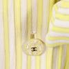 CHANEL Shirt dress one piece P61108V46519 strap yellow silk Women Used