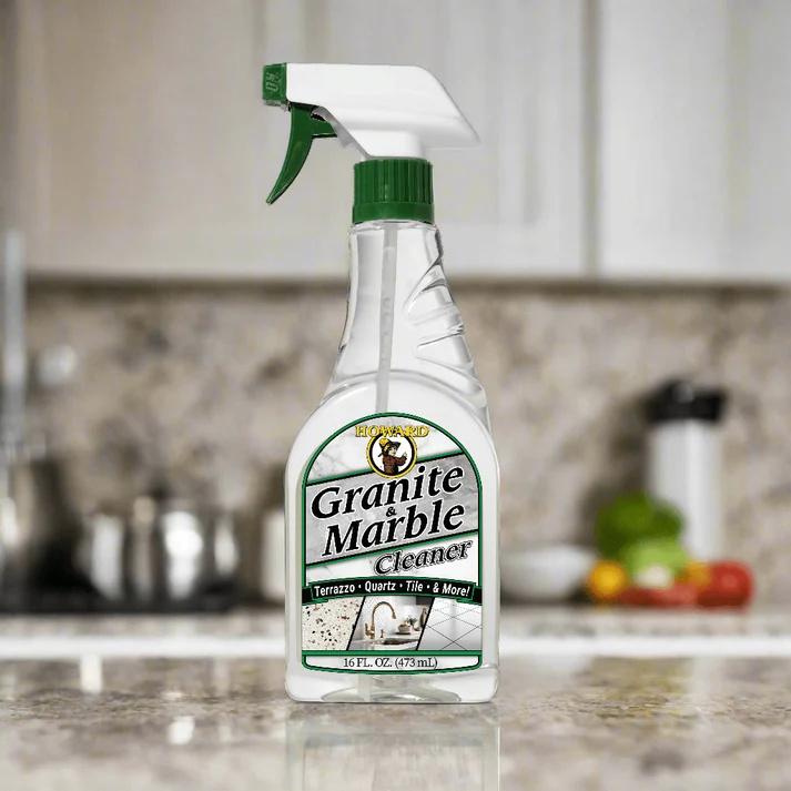 Howard Granite and Marble Cleaner 473 - effectively removes dirt, refreshes surfaces and restores their natural shine